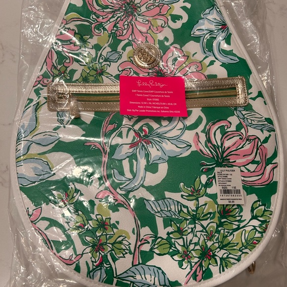 Lilly Pulitzer Tennis Cover in Spearmint Blossom Views - Picture 5 of 5